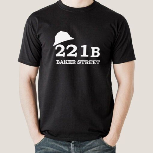 221B Baker Street – Sherlock Holmes Men’s T-shirt