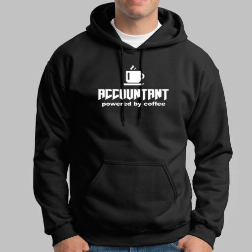 Accountant Powered By Coffee Hoodies