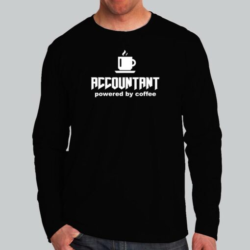 Accountant Powered By Coffee T-Shirt