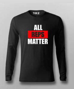 All Reps Matter Funny Gym Workout T-Shirt For Men All Reps Matter Funny Gym Workout T-Shirt For Men