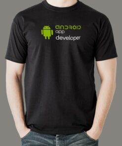 Android App Developer T-Shirt – Craft Apps, Shape Future Android App Developer T-Shirt – Craft Apps, Shape Future