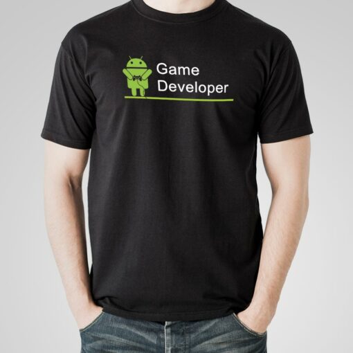 Android Game Developer T-Shirt – Crafting Play on the Go