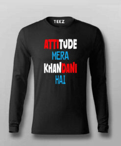Attitude Mera T-Shirt for Men – Bold and Confident Style Attitude Mera T-Shirt for Men – Bold and Confident Style