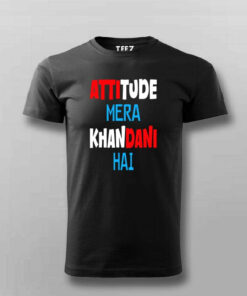 Attitude Mera T-Shirt for Men - Bold and Confident Style 2 Attitude Mera T Shirt for Men Bold and Confident Style 3