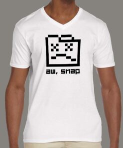 Aw Snap Men’s T-Shirt – The Web Developer’s Reaction Aw Snap Men’s T-Shirt – The Web Developer’s Reaction