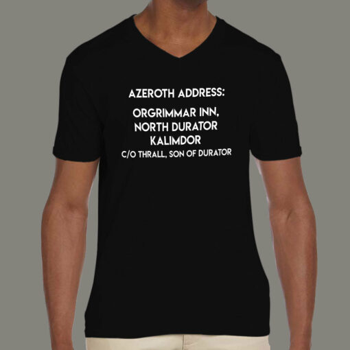 Azeroth address Orgrimmar Men’s T-shirt