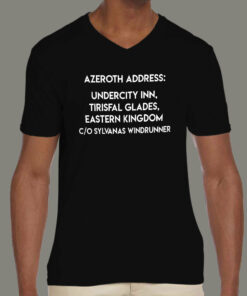 Azeroth address Undercity Inn Men’s T-shirt Azeroth address Undercity Inn Men’s T-shirt