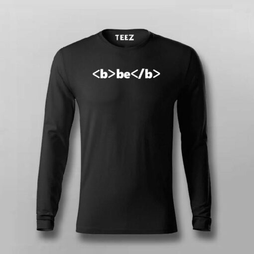 BE BOLD Programming T-shirt For Men