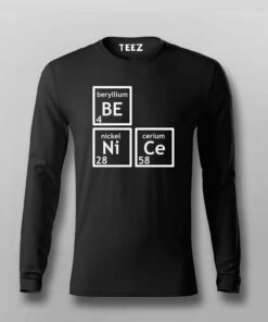Be Nice Periodically Funny T-shirt For Men