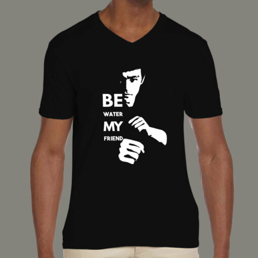 Be Water My Friend Bruce Lee T-Shirt For Men