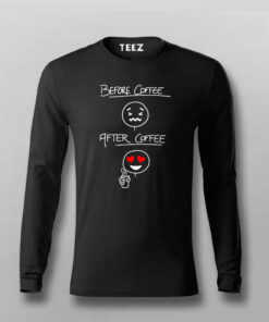 Before Coffee After Coffee Meme T-Shirt Before Coffee After Coffee Meme T-Shirt