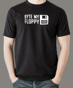 Byte My Floppy  Exclusive Tech Tee Byte My Floppy  Exclusive Tech Tee
