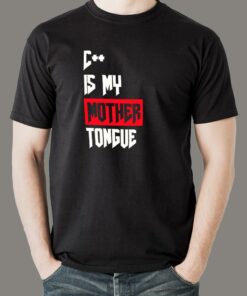 C++ Mother Tongue Programmer T-Shirt – Speak in Code