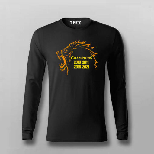 CHENNAI SUPER KINGS CHAMPIONS Cricket Lover T-shirt