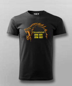 CHENNAI SUPER KINGS CHAMPIONS Cricket Lover T shirt 3