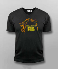CHENNAI SUPER KINGS CHAMPIONS Cricket Lover T shirt 4