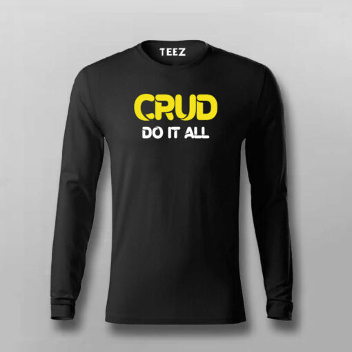 CRUD Create, read, update and delete Programmers T-shirt For Men