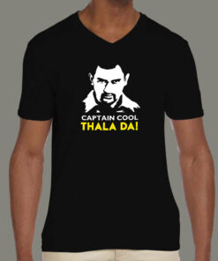 CSK-  Dhoni Captain Cool Men’s T-shirt CSK-  Dhoni Captain Cool Men’s T-shirt