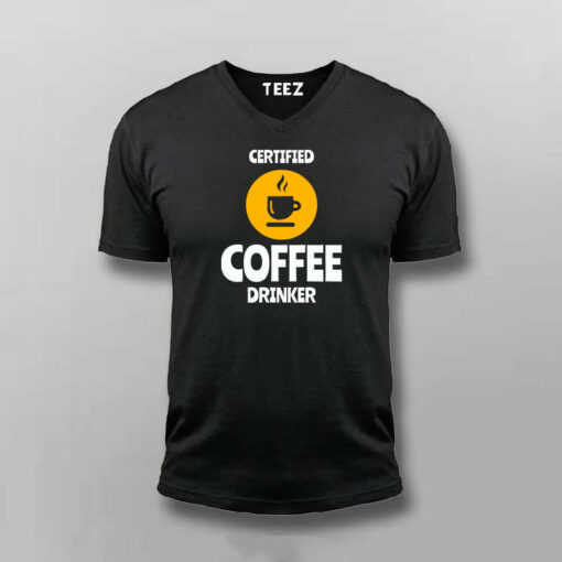 Certified Coffee Drinker Funny Coffee Lover T-Shirt