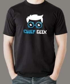 Chief Geek Commanding the Digital World Tee