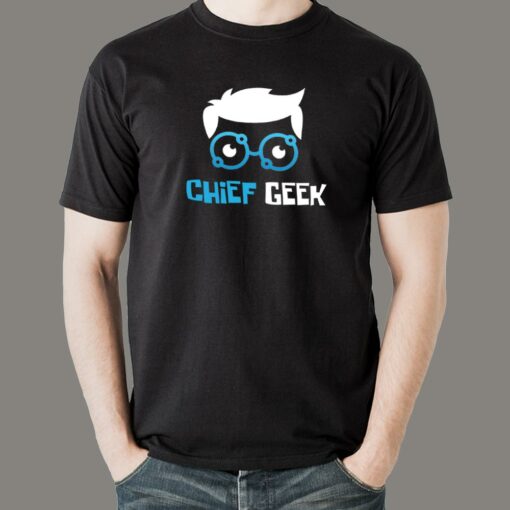 Chief Geek Commanding the Digital World Tee