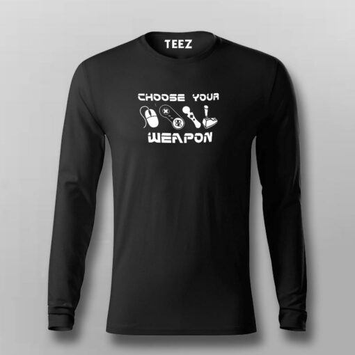 Choose Your Weapon Gaming Controllers T-Shirt