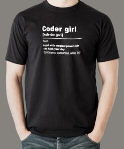Coder Girl T-Shirt – Programming with Feminine Flair