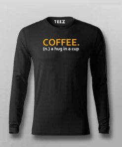 Coffee A Hug In A Cup Men’s Coffee T-Shirt Coffee A Hug In A Cup Men’s Coffee T-Shirt