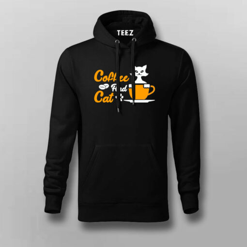 Coffee And Cat T-Shirt For Men