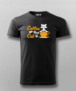 Coffee And Cat T Shirt For Men 3