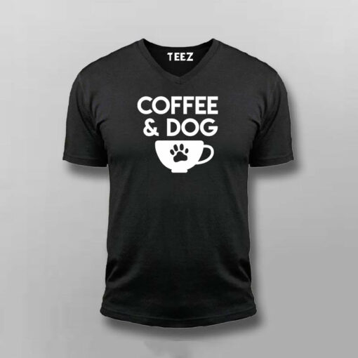 Coffee And Dog T-Shirt For Men