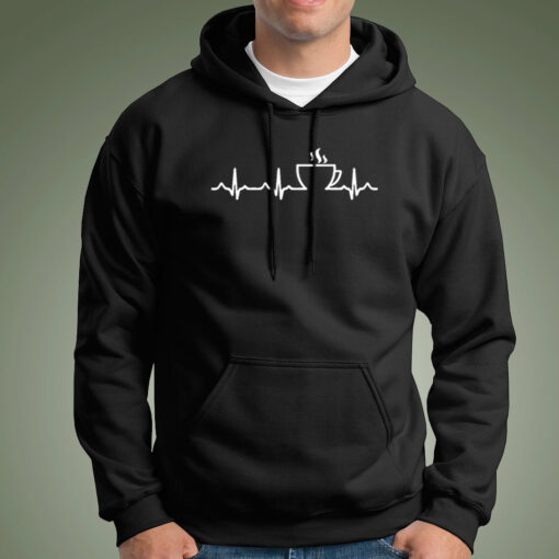 Coffee Heartbeat Hoodies