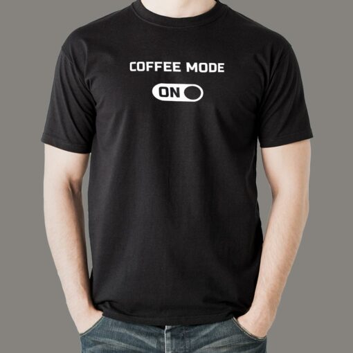 Coffee Mode On T-Shirt – Brew, Code, Repeat