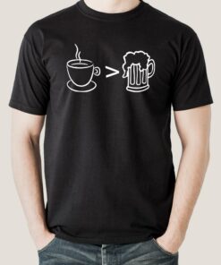Coffee Over Alcohol T-Shirt – Brews Before Booze Coffee Over Alcohol T-Shirt – Brews Before Booze