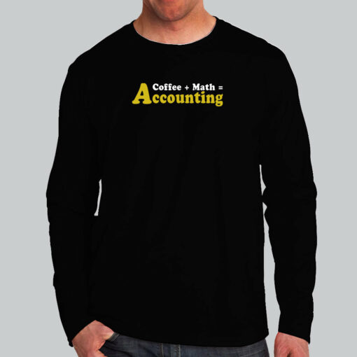 Coffee Plus Math Equals Accounting T-Shirt