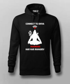 Connect to Shiva Har Har Mahadev Hindu Tee Connect to Shiva Har Har Mahadev Hindu Tee