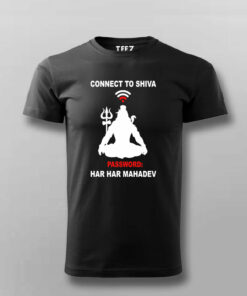 Connect to Shiva Har Har Mahadev Hindu Tee 3 Connect to Shiva Har Har Mahadev Hindu Tee 4