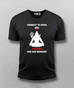 Connect to Shiva Har Har Mahadev Hindu Tee 5 Connect to Shiva Har Har Mahadev Hindu Tee 6