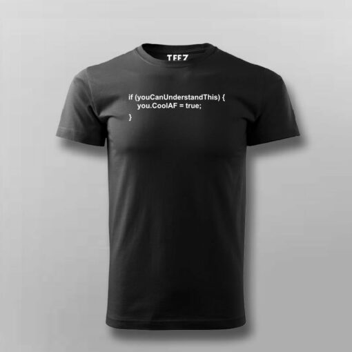 CoolAF Programmer Men’s Tee – Code with Swag