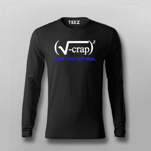 Crap Mathematical Nerd T-shirt For Men