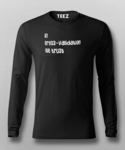 Cross Validation Trust Men’s T-Shirt Data Science Core Cross Validation Trust Men’s T-Shirt Data Science Core