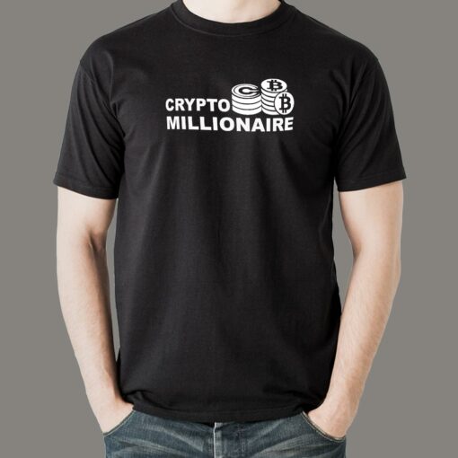 Crypto Millionaire T-Shirt – Invest, Hold, Prosper