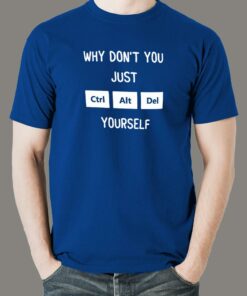 Ctrl Alt Del Yourself – IT Geek Tee  Teez Ctrl Alt Del Yourself – IT Geek Tee  Teez