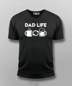 Dad Life Coffee And Beer T Shirt 4