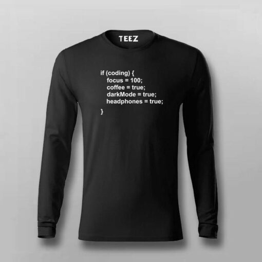 Dark Mode & Coffee Programmer Men’s T-Shirt