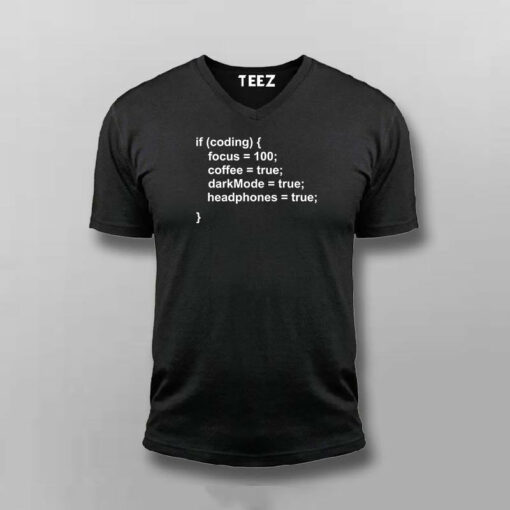 Dark Mode & Coffee Programmer Men’s T-Shirt