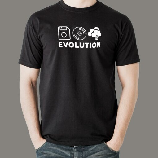 Data Storage Evolution T-Shirt – Journey through Tech