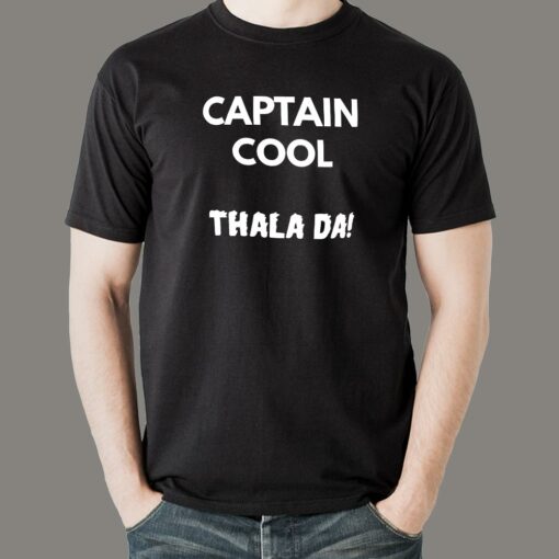 Dhoni Captain Cool Thalada Men’s T-Shirt