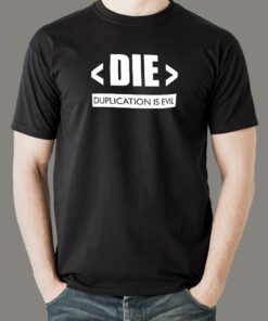 Duplication Is Evil Men’s Coder Tee Duplication Is Evil Men’s Coder Tee
