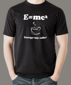 EMc2 Energy Milk Coffee T-Shirt For Men EMc2 Energy Milk Coffee T-Shirt For Men